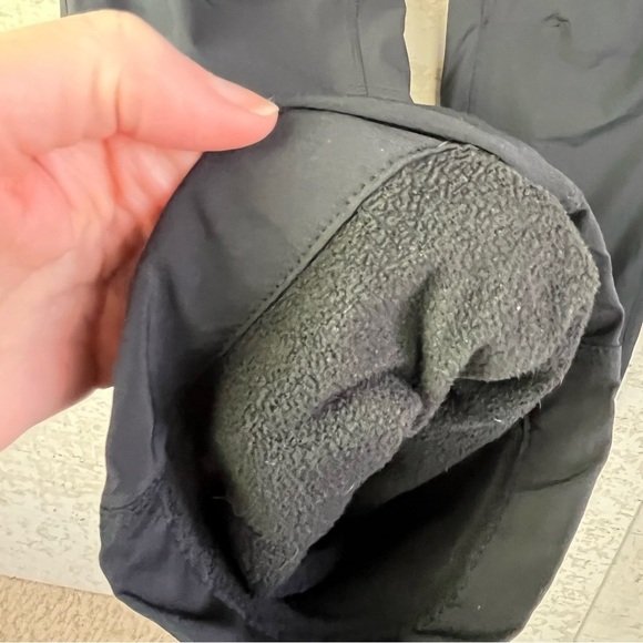 EDDIE BAUER Womens Black Fleece Lined Pants Size 12 Cold Weather - Picture 4 of 15